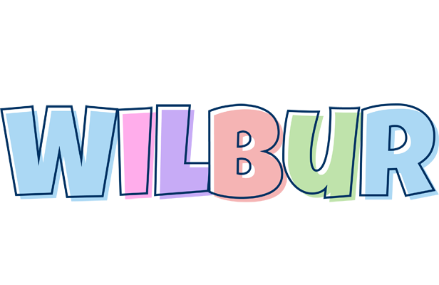 Wilbur pastel logo