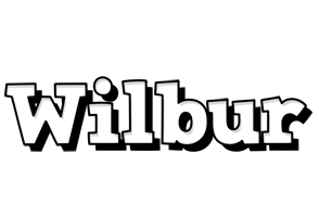 Wilbur snowing logo