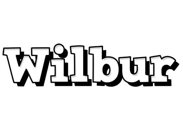 Wilbur snowing logo
