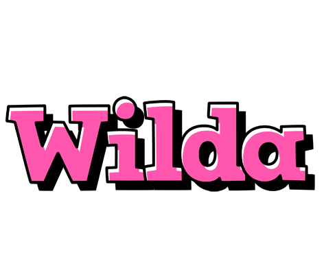 Wilda girlish logo