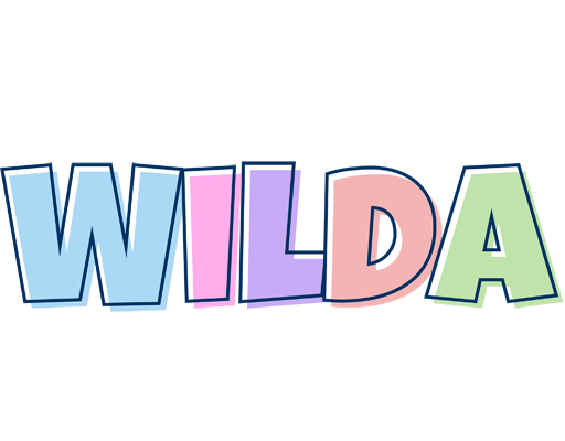 Wilda pastel logo