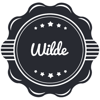 Wilde badge logo