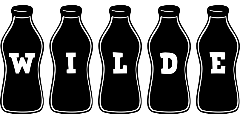 Wilde bottle logo
