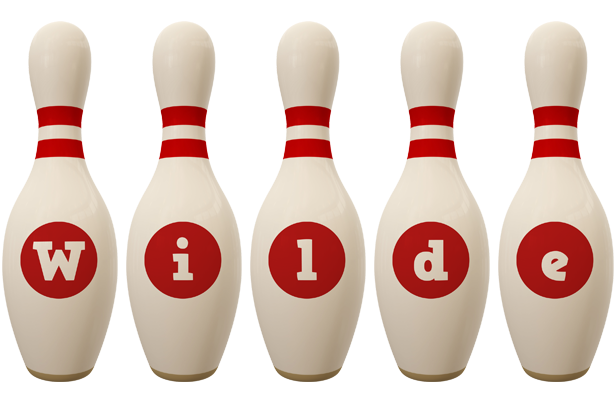 Wilde bowling-pin logo