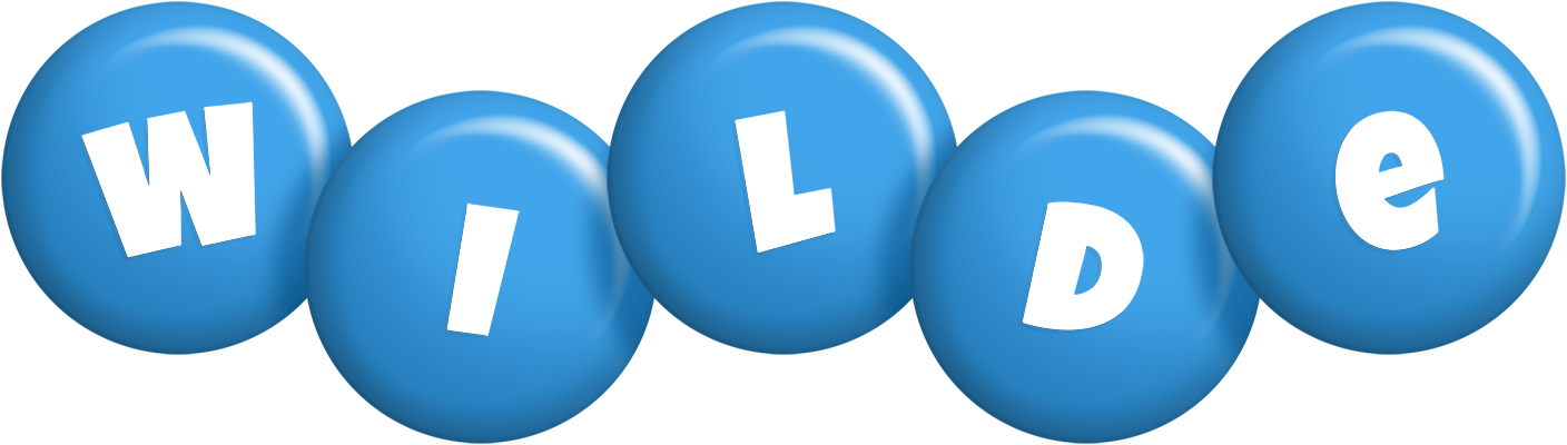Wilde candy-blue logo