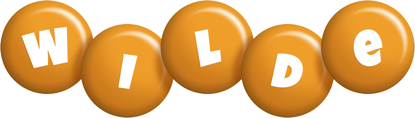 Wilde candy-orange logo