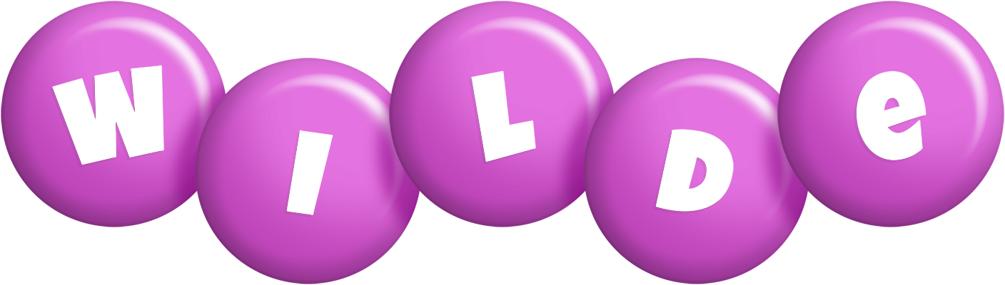 Wilde candy-purple logo