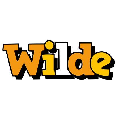Wilde cartoon logo