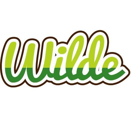Wilde golfing logo
