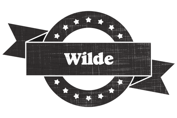 Wilde grunge logo