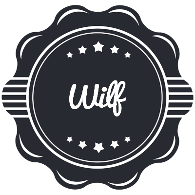 Wilf badge logo
