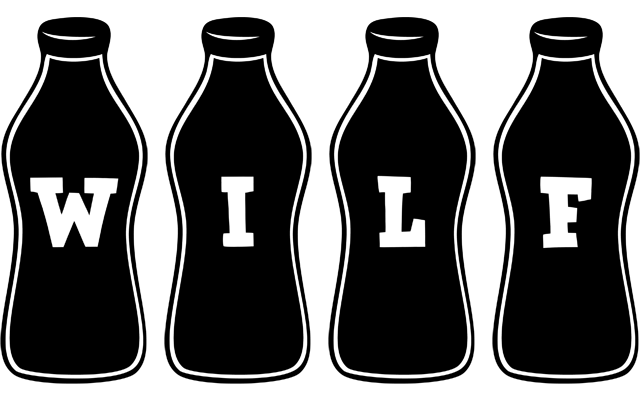 Wilf bottle logo