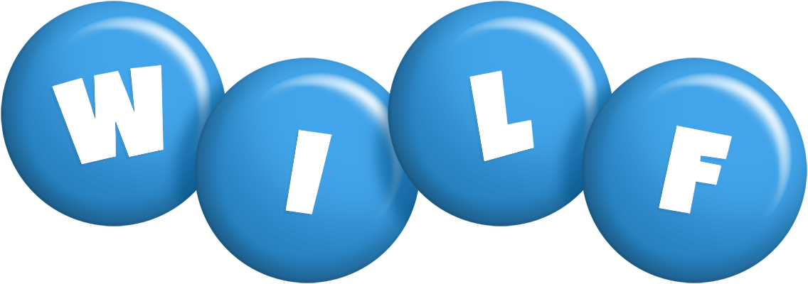Wilf candy-blue logo