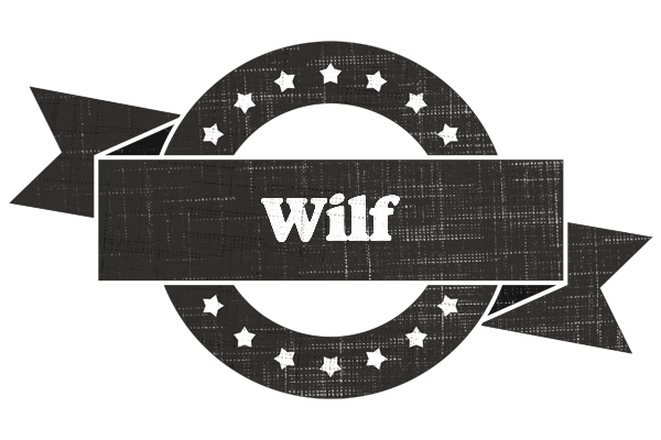 Wilf grunge logo