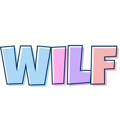 Wilf pastel logo