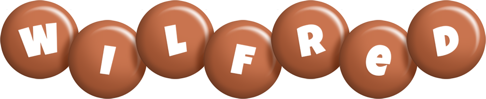 Wilfred candy-brown logo