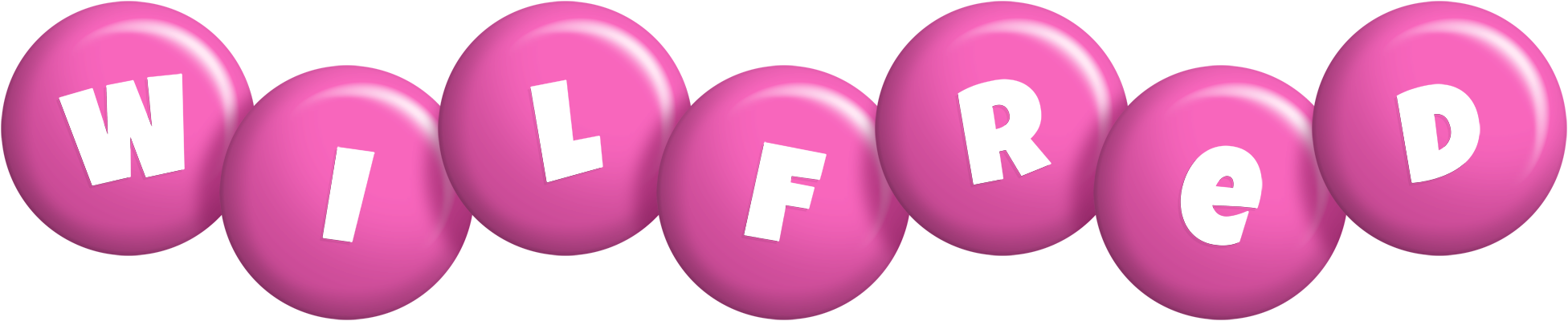 Wilfred candy-pink logo