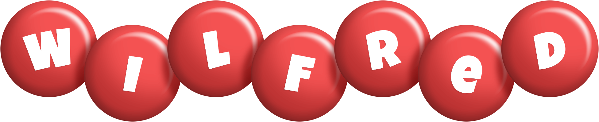 Wilfred candy-red logo