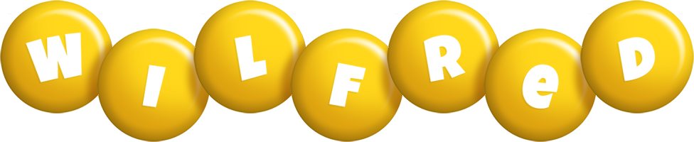 Wilfred candy-yellow logo
