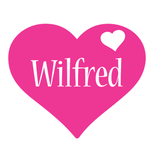 Wilfred love-heart logo