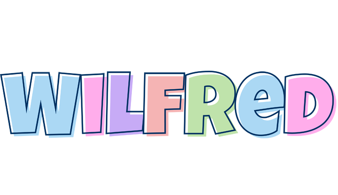 Wilfred pastel logo