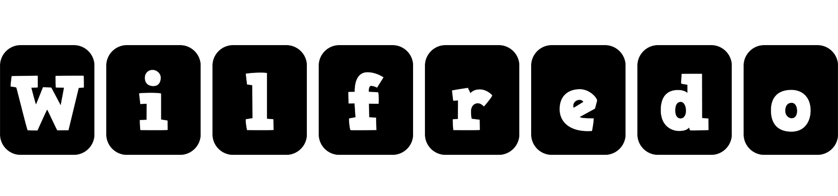 Wilfredo box logo