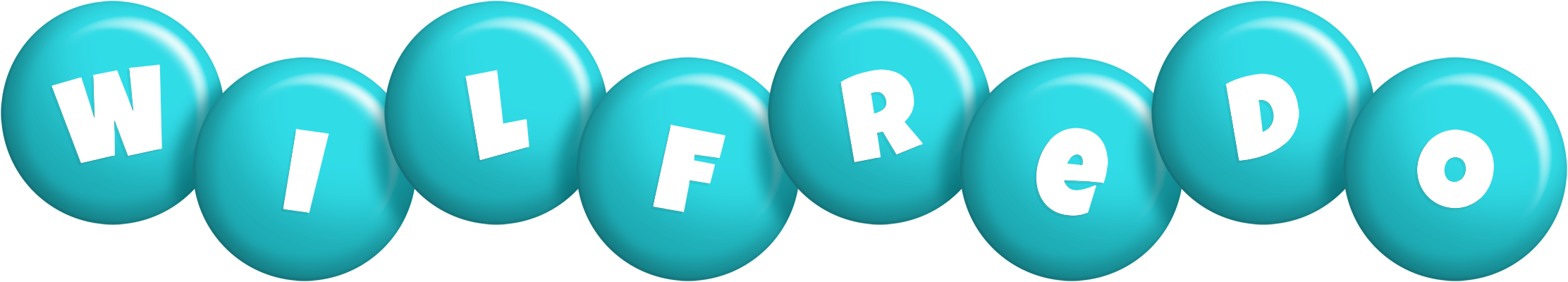 Wilfredo candy-azur logo