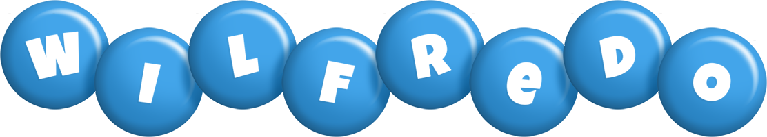 Wilfredo candy-blue logo