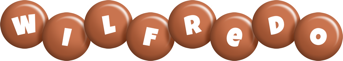 Wilfredo candy-brown logo