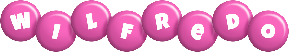 Wilfredo candy-pink logo