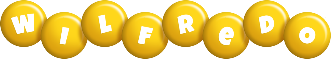 Wilfredo candy-yellow logo