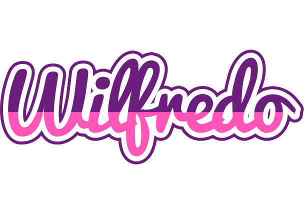 Wilfredo cheerful logo