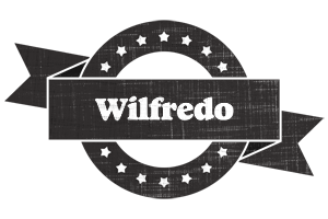 Wilfredo grunge logo