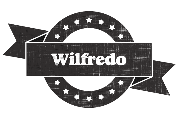 Wilfredo grunge logo