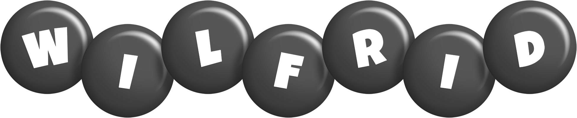 Wilfrid candy-black logo