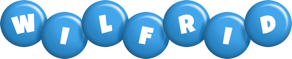 Wilfrid candy-blue logo