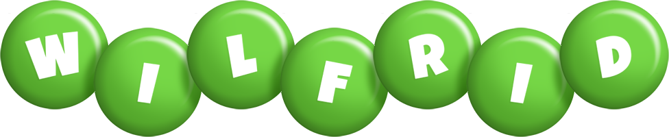 Wilfrid candy-green logo