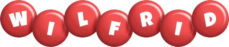 Wilfrid candy-red logo