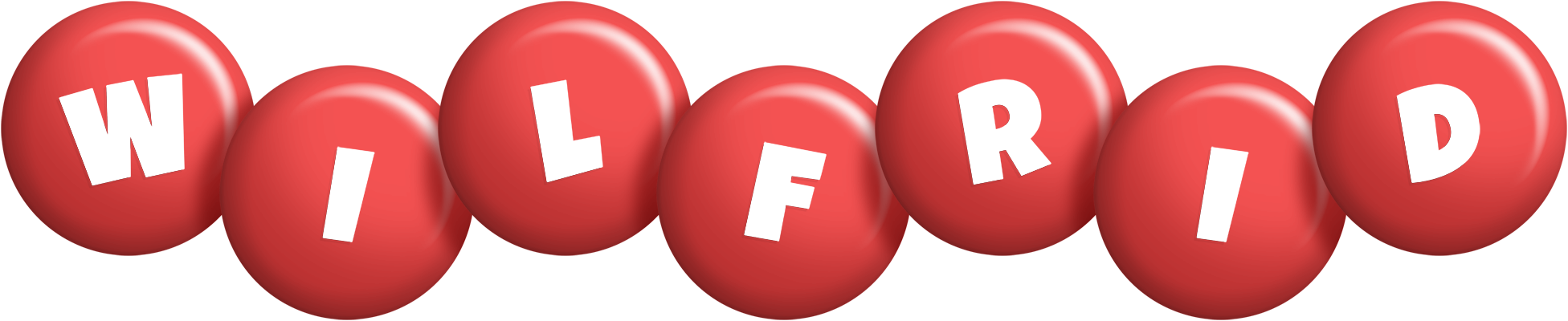 Wilfrid candy-red logo