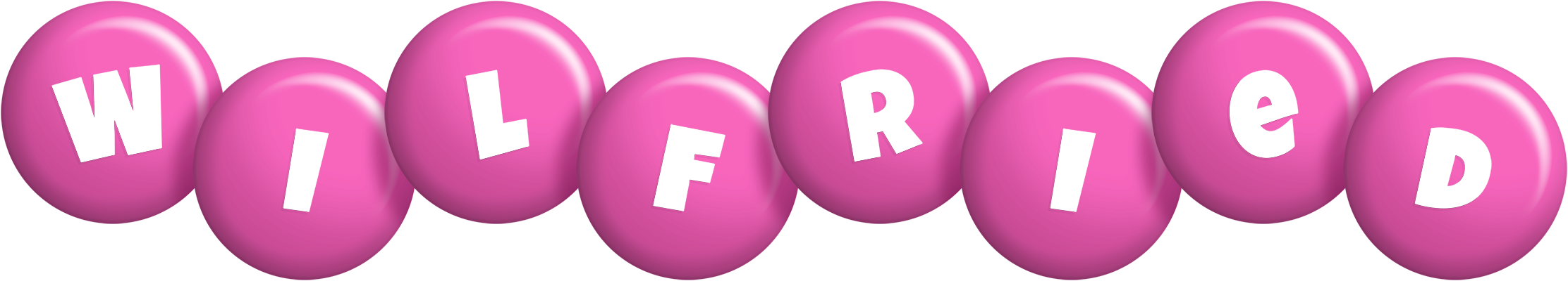 Wilfried candy-pink logo