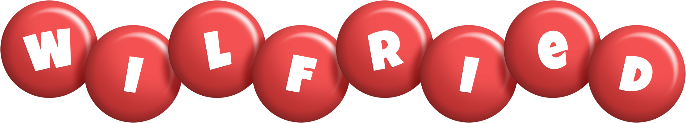 Wilfried candy-red logo