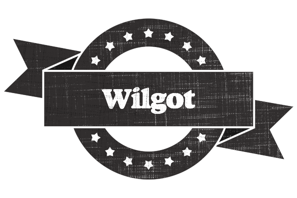 Wilgot grunge logo