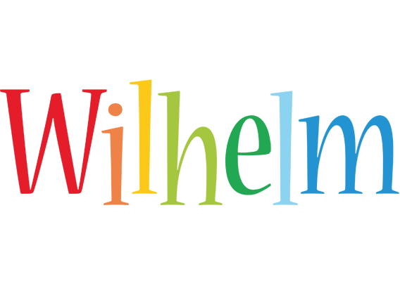 Wilhelm birthday logo