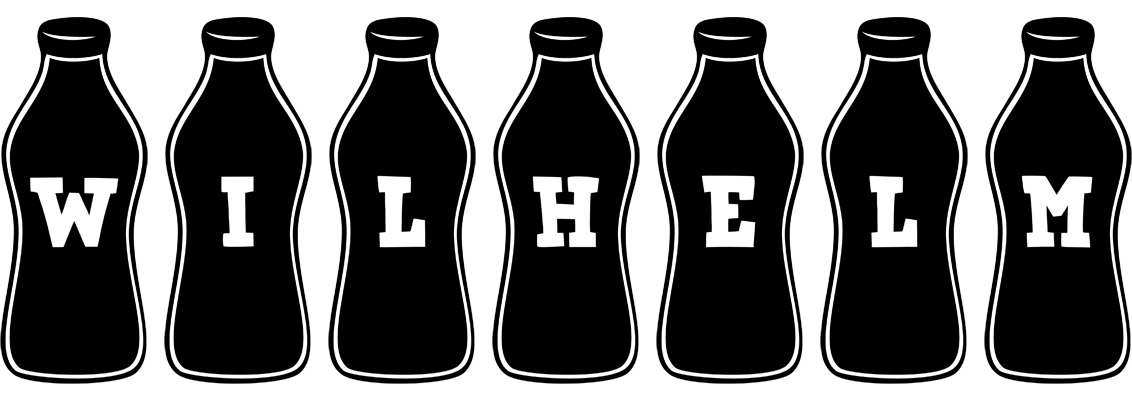 Wilhelm bottle logo