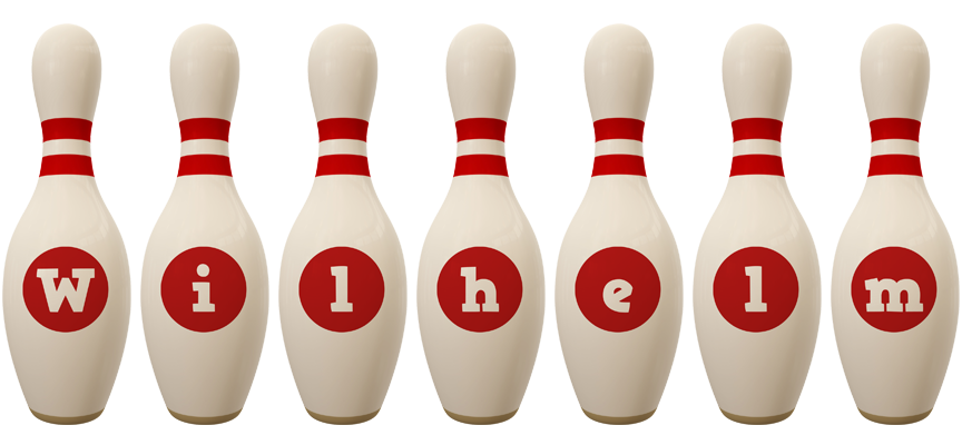 Wilhelm bowling-pin logo