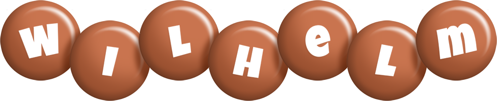 Wilhelm candy-brown logo