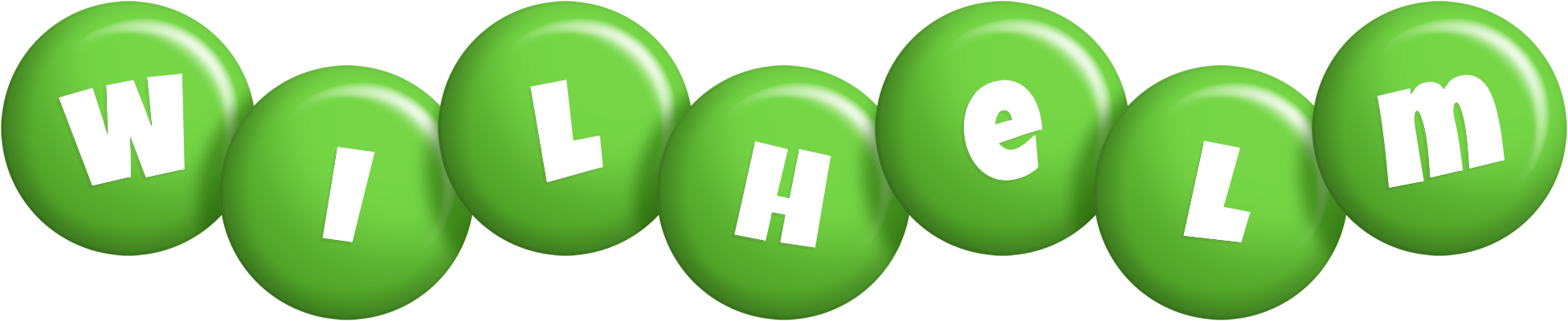 Wilhelm candy-green logo