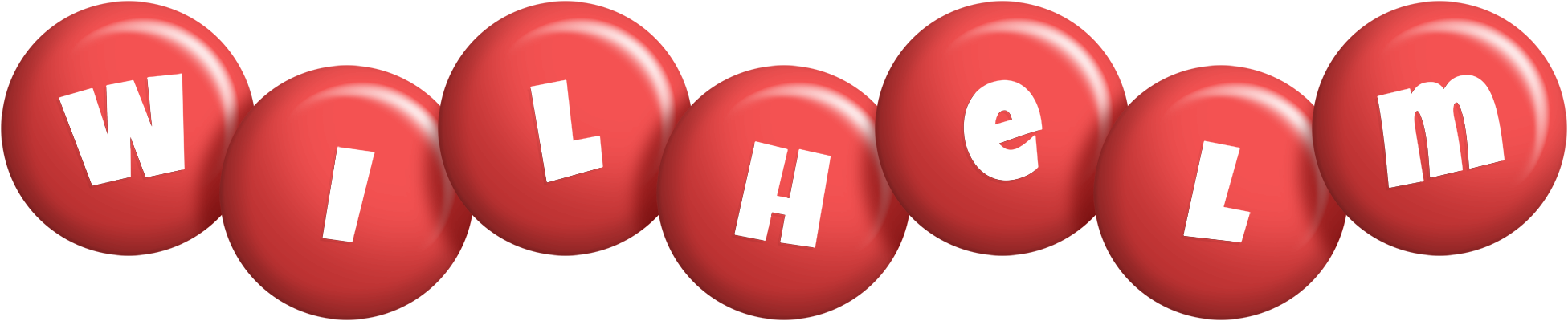 Wilhelm candy-red logo