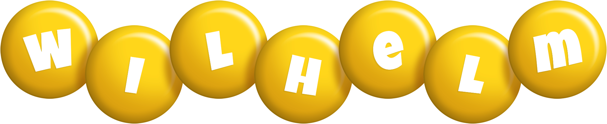 Wilhelm candy-yellow logo