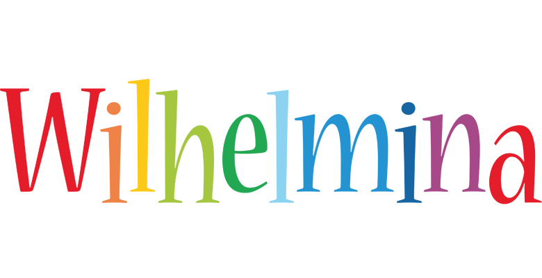 Wilhelmina birthday logo